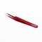 Excel Blades Slant Point Tweezers, Curved Point Precision Tweezer Red, 12pk 30426 - alternate 3